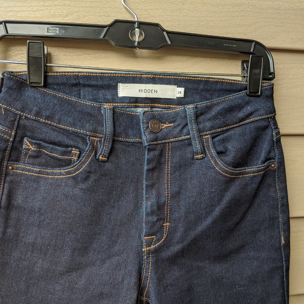 HIDDEN Skinny Jeans - Frayed Hem- 24 - Picture 10 of 14